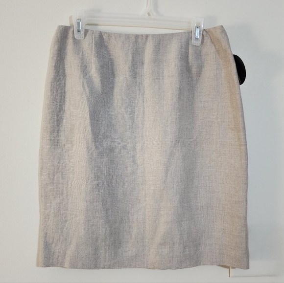 NWT Valerie Stevens 100% Linen Skirt Women's Size 12P